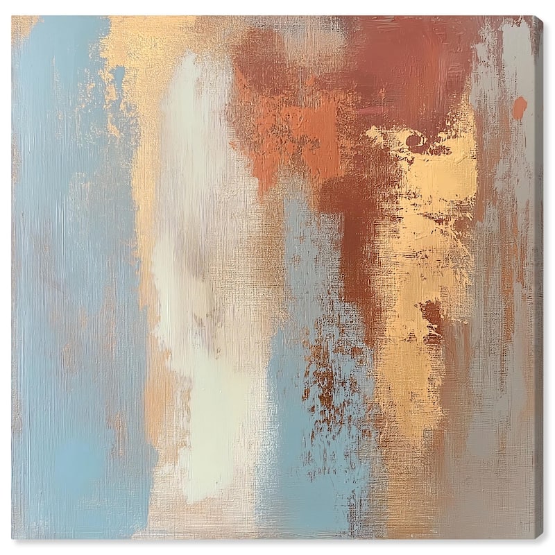 Coastal Rust II Canvas by Art Remedy, Gallery Wrapped - 16" x 16"