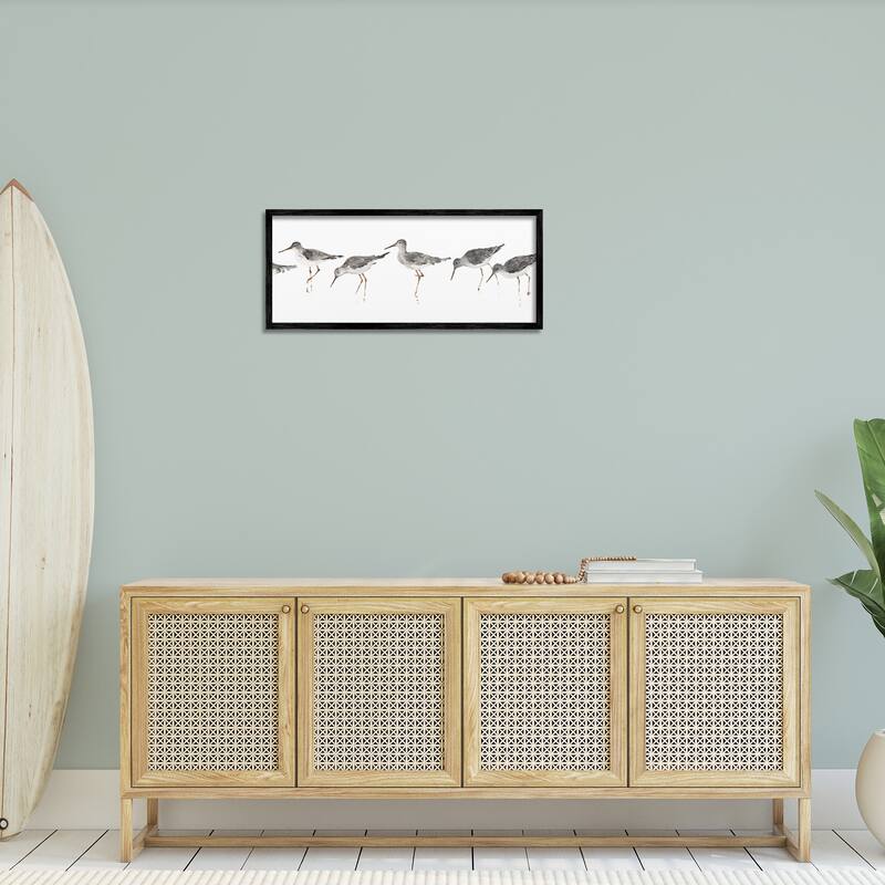Stupell Sandpipers Framed Wall Art