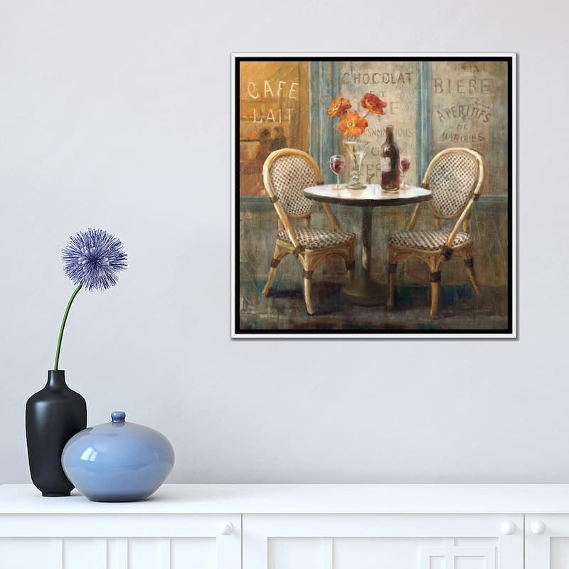 iCanvas "Meet Me at Le Cafe I" by Danhui Nai Framed Canvas Print