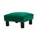 preview thumbnail 104 of 130, The Curated Nomad Performance Fabric Stardust Square Upholstered Footstool Ottoman