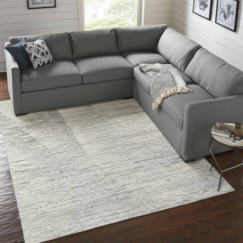 HomeRoots Abstract Casual Rectangle Area Rug - 162.00 in. x 114.00 in. x 0.31 in. - 162.00 in. x 114.00 in.  x 0.31 in.