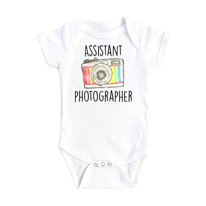 Photographer - Baby Boy Girl Clothes Infant Bodysuit Funny Cute Newborn 1A - Natural - Newborn