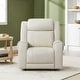 preview thumbnail 48 of 51, Leo Dual Motor Genuine Leather Power Recliner With Power Headrest