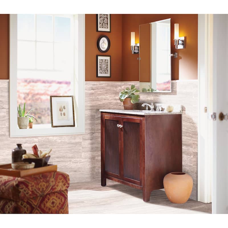 Ackland AKNPTLIN12X24P-CA Linden - 12" x 24" Porcelain Solid Floor and