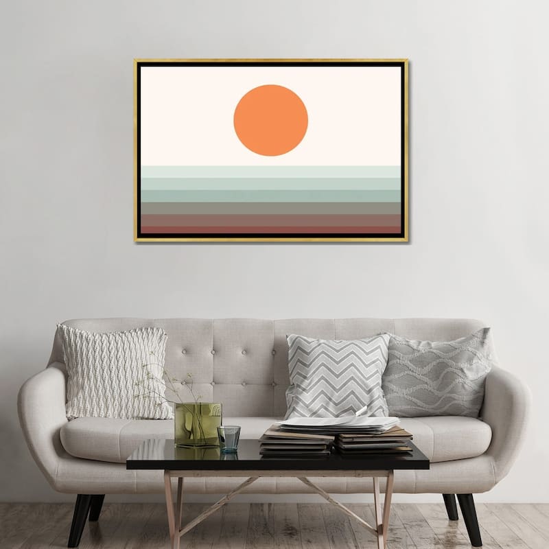 iCanvas "Sunseeker XVIA" by The Old Art Studio Framed Canvas Print