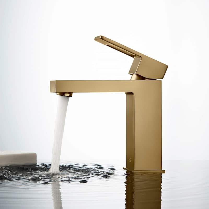 Mirage Single Handle Bathroom Vanity Sink Faucet with Pop Up Drain