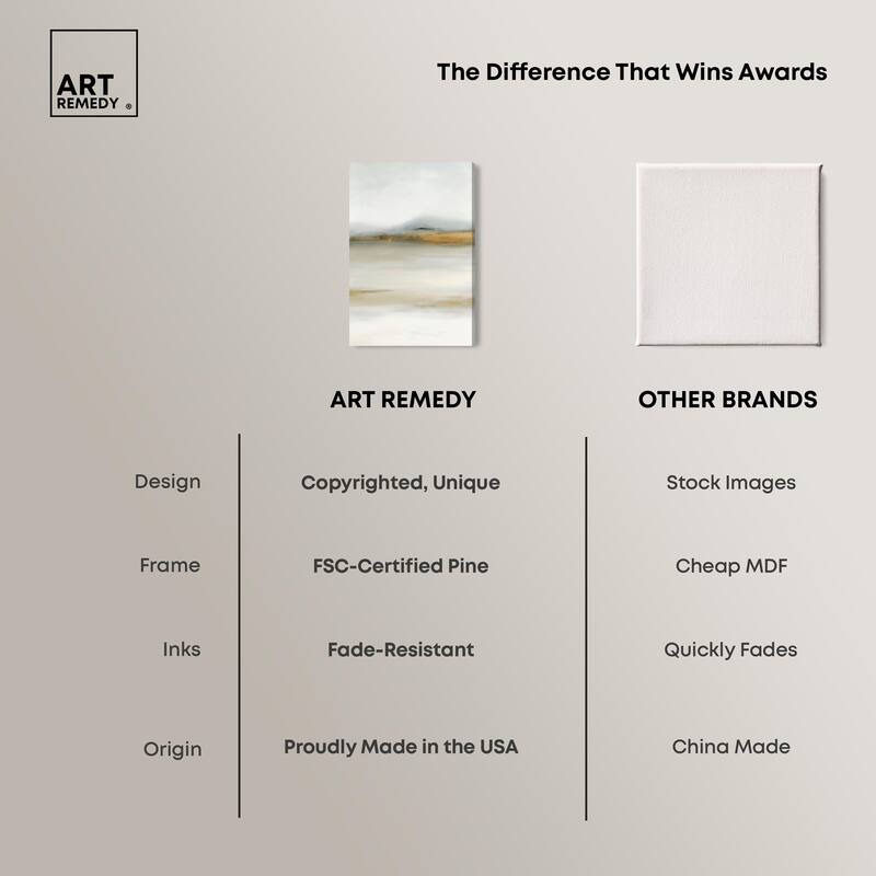 Misty Expanse II Canvas by Art Remedy, Gallery Wrapped