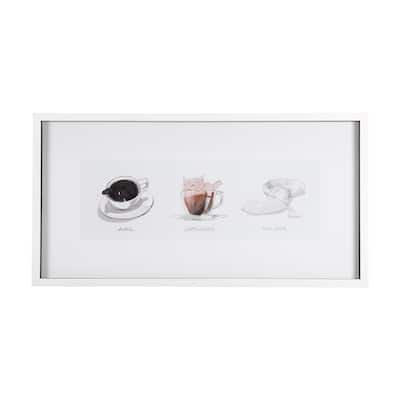Coffee Cat Framed Art Print