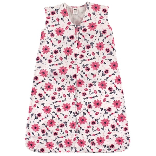 slide 1 of 1, Hudson Baby Infant Girl Cotton Sleeveless Wearable Sleeping Bag, Sack, Blanket, Botanical 12-18 Months - Botanical