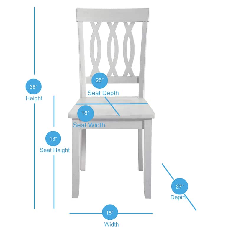 Steve Silver Nella White Side Chair (Set of 2)