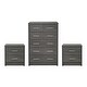 preview thumbnail 3 of 34, Berrett 3 Piece 6 Drawer Dresser and Nightstand Bedroom Set by Christopher Knight Home