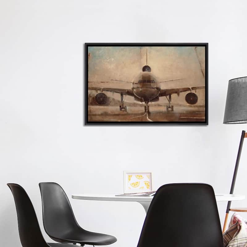 iCanvas "Tonal Plane" by Joseph Cates Framed