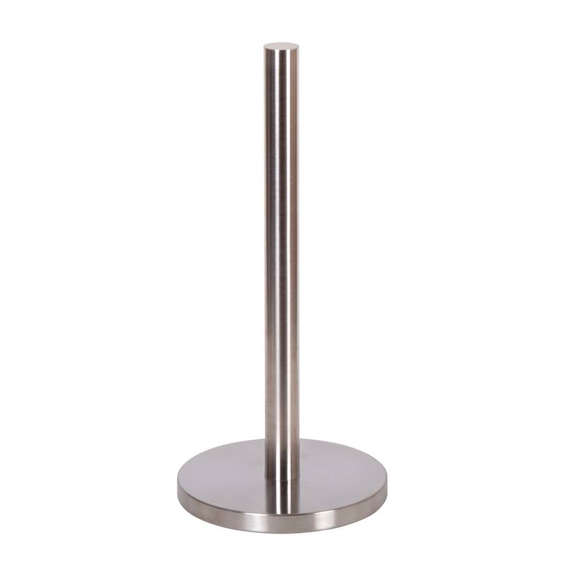 Creative Home Weighted Stainless Steel Paper Towel Holder - 5.9" x 5.9" x 13"