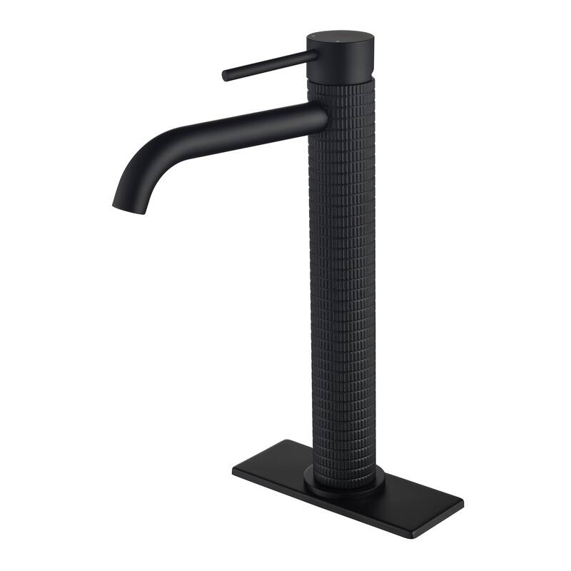 11.8"H Solid Brass Single-handle Bathroom Sink Faucet