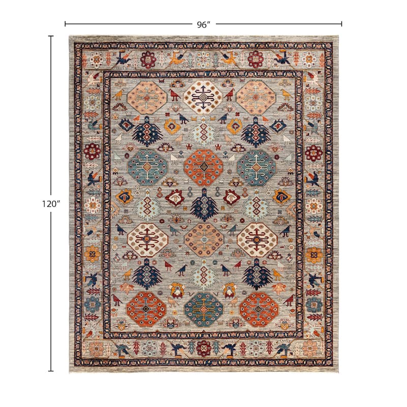 Serapi One-of-a-Kind Hand-Knotted Area Rug - Brown - 8' 0" x 10' 0"