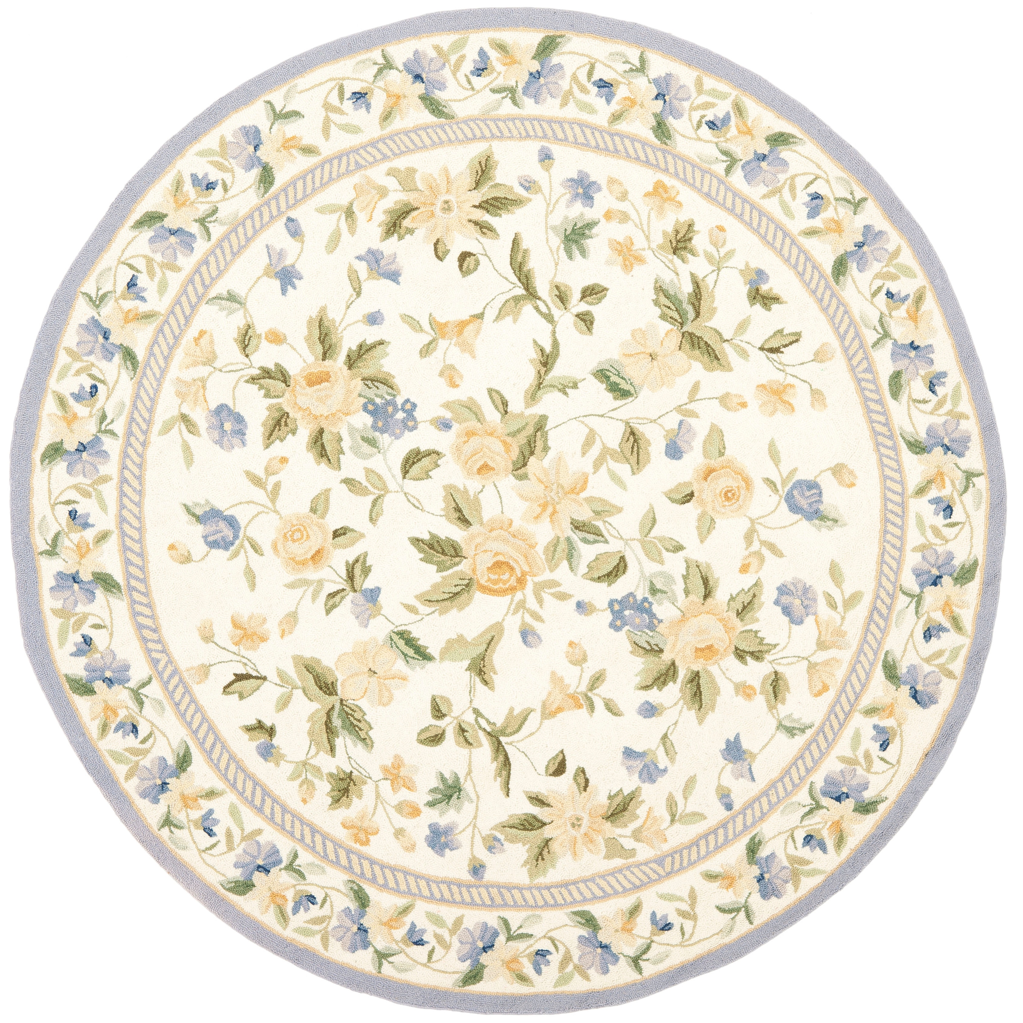 SAFAVIEH Handmade Chelsea Brianda French Country Wool Rug