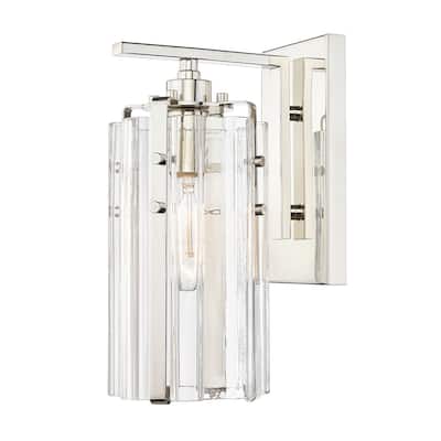 Alverton 1 Light Wall Sconce - Polished Nickel
