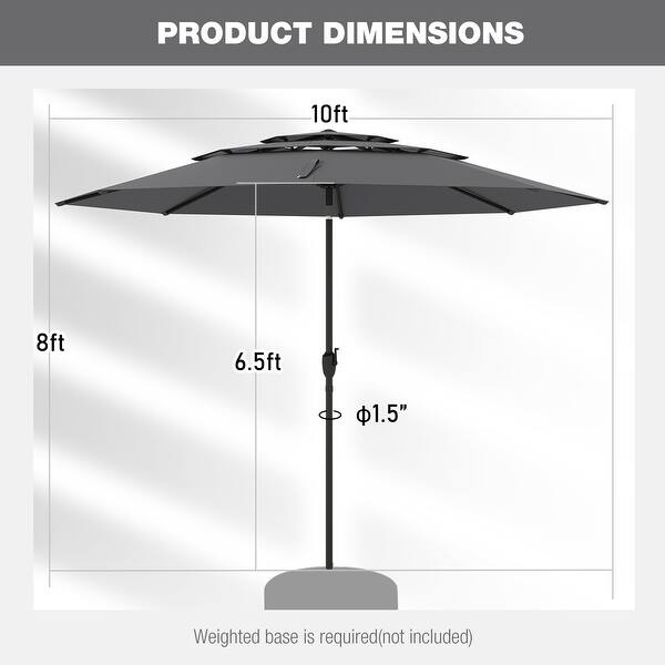 alexandra square patio umbrella 10' Classic Square AKZ Tilting Cantilever Umbrella
