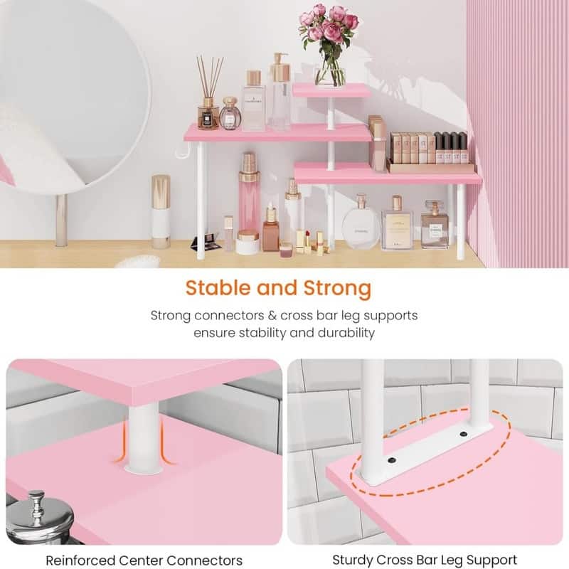 Bathroom Counter Organizer Corner Shelf