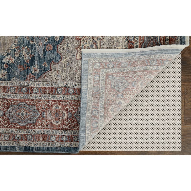 Grand Bazaar Gilford Machine Made Medallion Transitional Area Rug