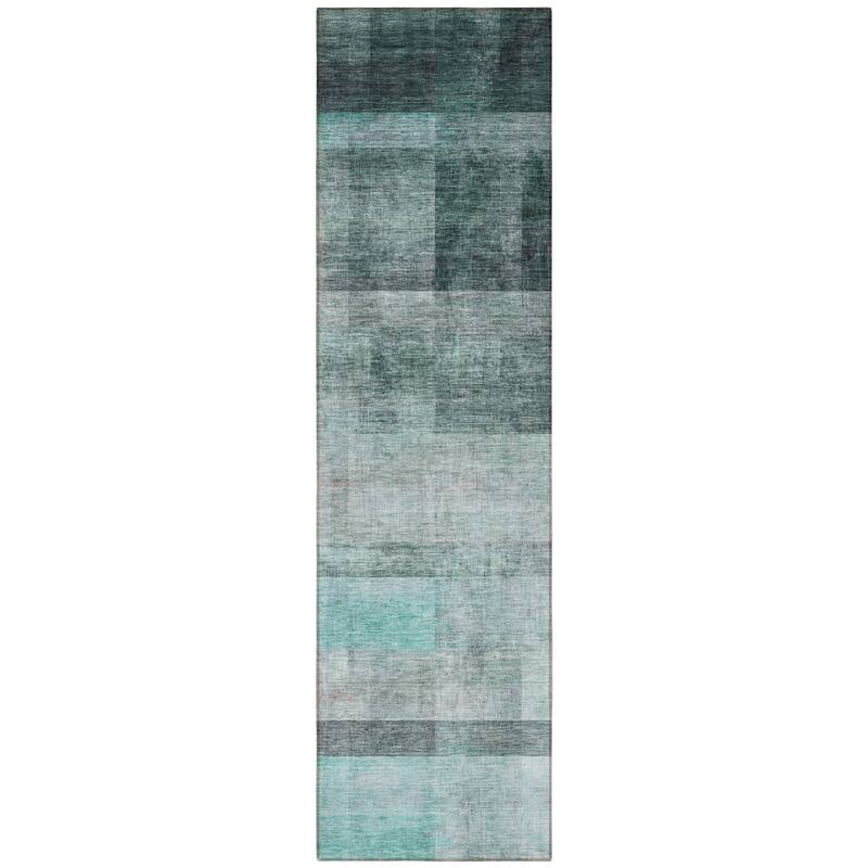 Gamo Ombre Weather Resistant Blended Style Runner Outdoor Rug