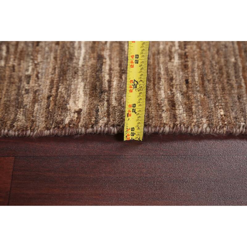 Brown Gabbeh Kashkoli Oriental Area Rug Wool Hand-knotted Foyer Carpet - 4'7" x 6'7"