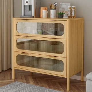 Modern Bamboo Dresser Cabinet 3-Drawer Chest 31-Inch Console Storage Cabinet - Bed Bath & Beyond - 38233528 Modern Bamboo Dresser Cabinet 3-Drawer Chest 31-Inch Console Storage Cabinet - Bed Bath & Beyond - 38233528