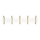 preview thumbnail 9 of 25, Kate and Laurel Rossmore Modern 5 Hook Shelf - 5 Hooks