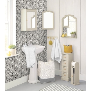 18' L x 24" W Peel & Stick Wallpaper Roll -Herringbone - 18' x 24"