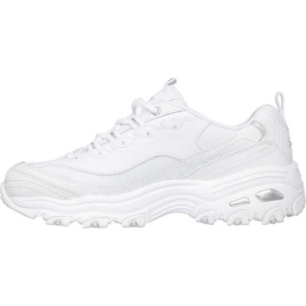 skechers d lites silver