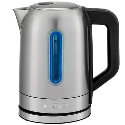 Brentwood 1500W Stainless Steel 1.7L Electric Kettle - 1.7 Liter