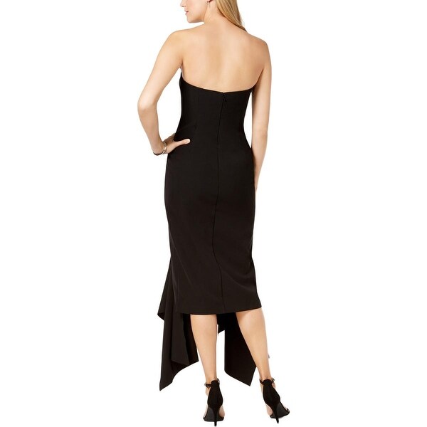 vince camuto strapless dress