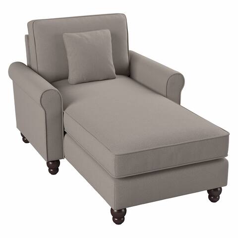 Hudson Chaise Lounge with Arms by Bush Furniture