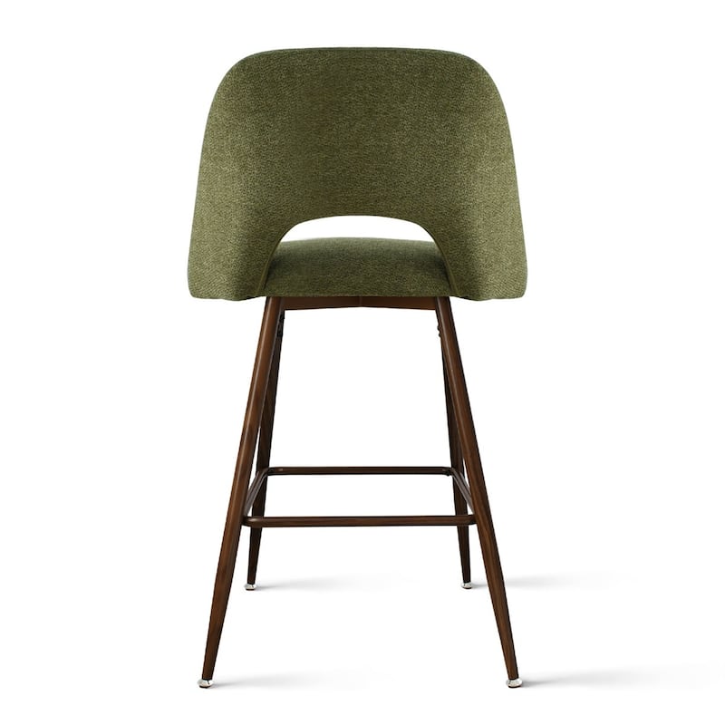 3 Pieces Counter Stool with Metal Frame (Set of 3)
