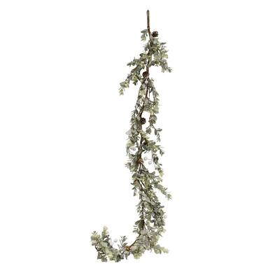 Holiday Ombre Boxwood Garland - Green