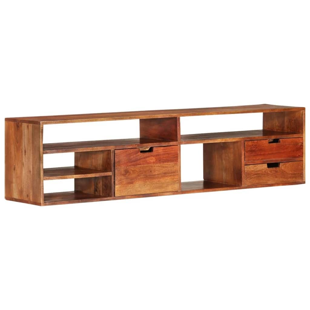 vidaXL TV Stand TV Unit Sideboard TV Console Media Unit Solid Acacia Wood