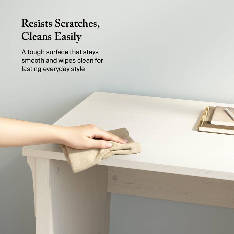 Bush Furniture Salinas 60W L Shaped Desk with Drawers and Storage