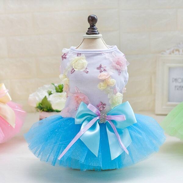 Shop Small Pet Dog Princess Dress Cat Puppy Skirt Tutu Apparel