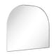 preview thumbnail 30 of 31, TEHOME Dezerae Large Arch Mirror for Mantel, 40'' W x 32'' H
