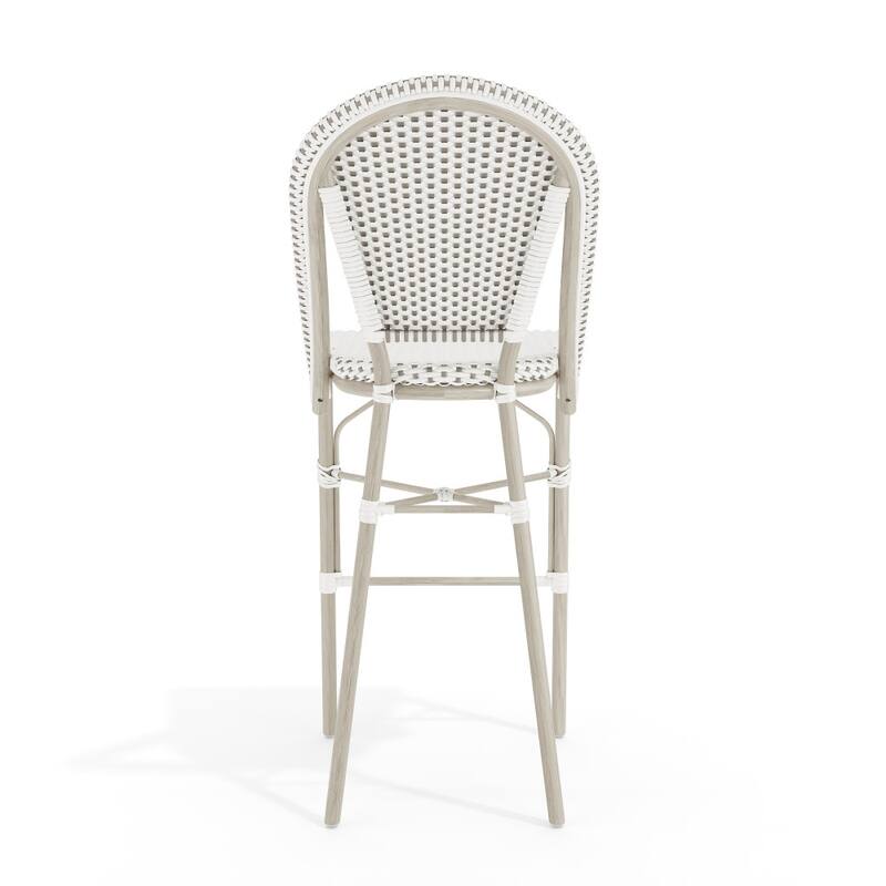 Martha Stewart All-Weather Stackable Patio Bistro Bar Stool - 18.5"W x 23.25"D x 45.75"H