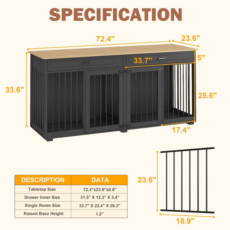Pet Haven Sideboard Multipurpose Home Elegance Comfortable Pet Bed