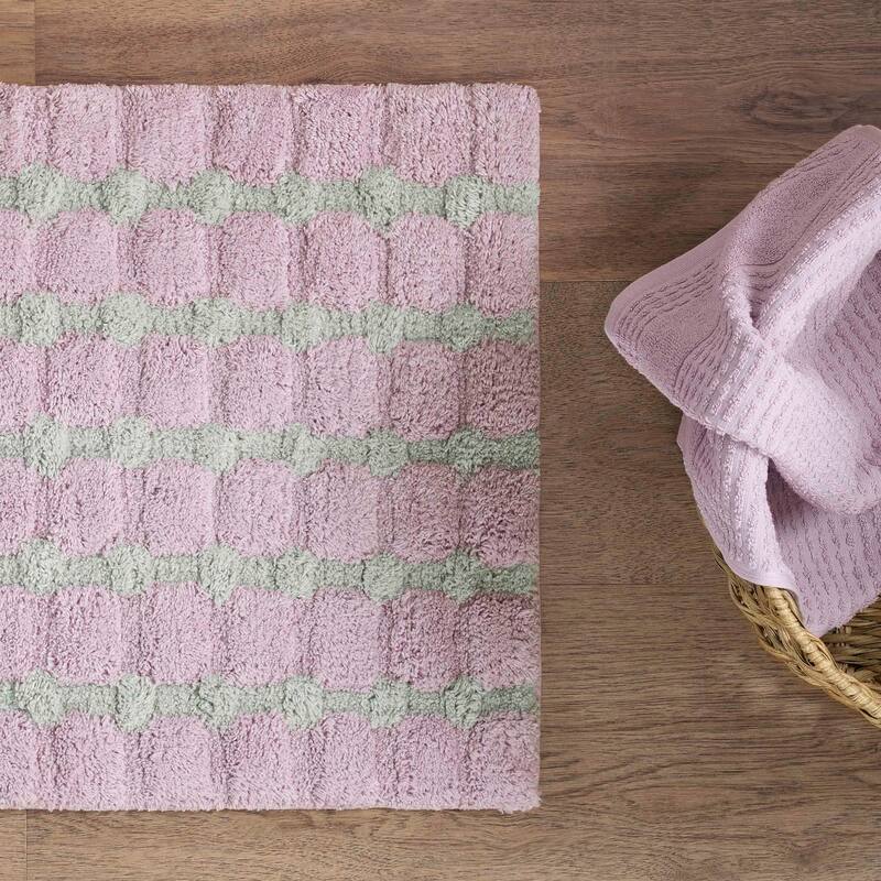 Martex Expression Sculpted Bath Rug Soft and Durable