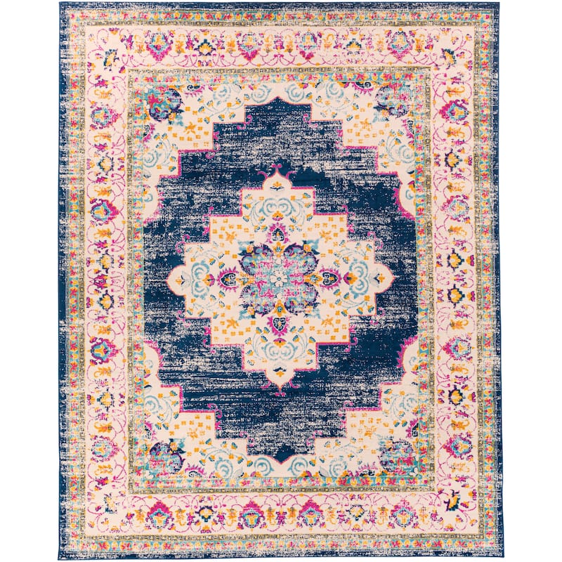 Artistic Weavers Teena Distressed Persian Medallion Area Rug