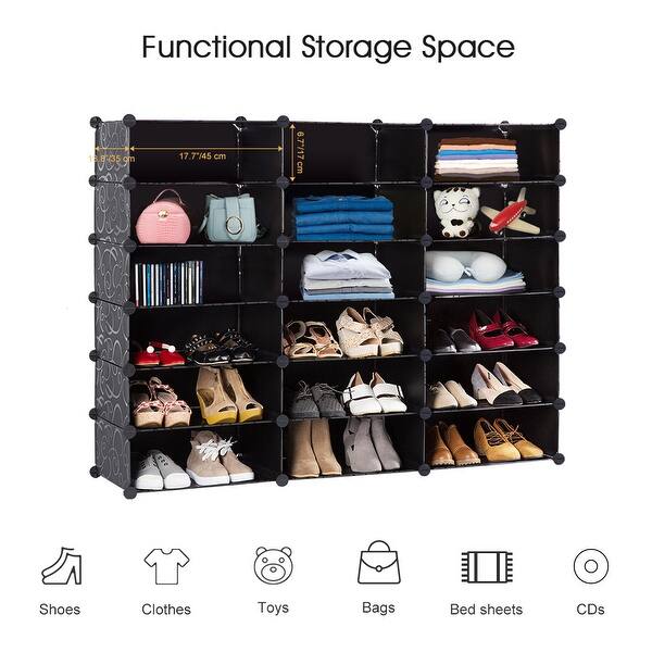 Shop Langria 18 Cube Diy Shoe Rack Storage Drawer Unit Modular