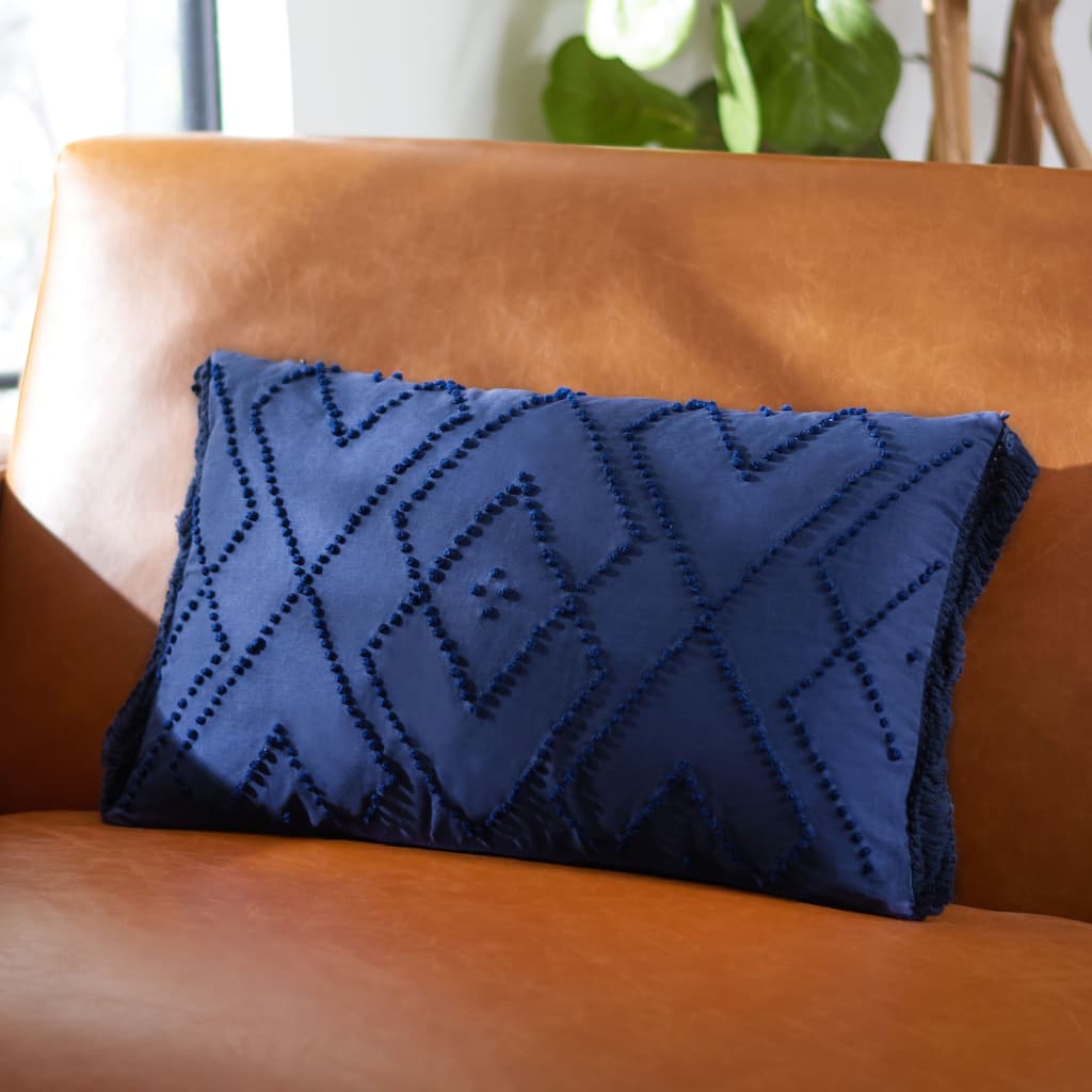 SAFAVIEH Helena 12 x 20-inch Fringe Pillow