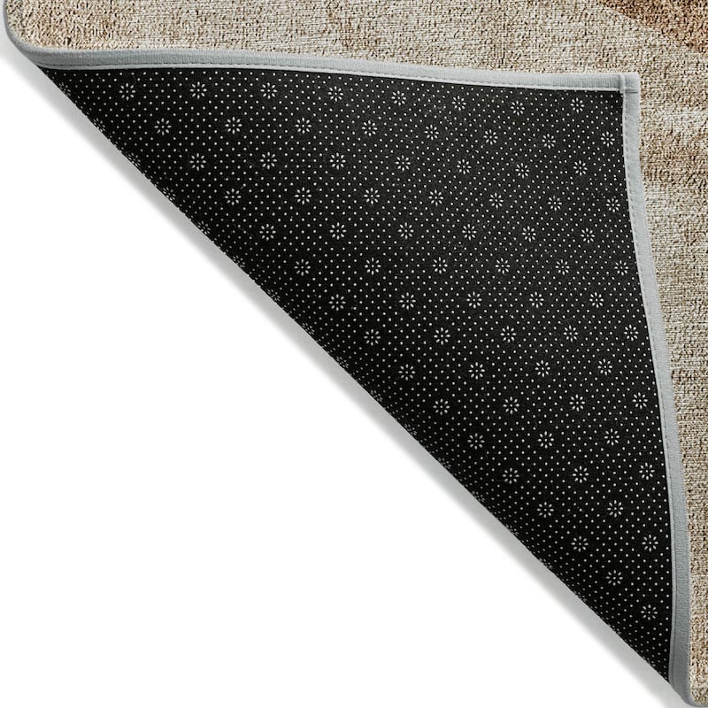 Machine Washable Indoor/ Outdoor Chantille Modern Geometric Rug