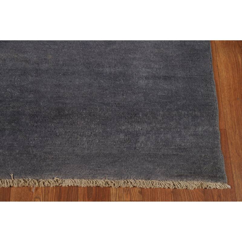 Modern Gabbeh Oriental Rug Handmade Foyer Wool Carpet - 3'5" x 4'9"