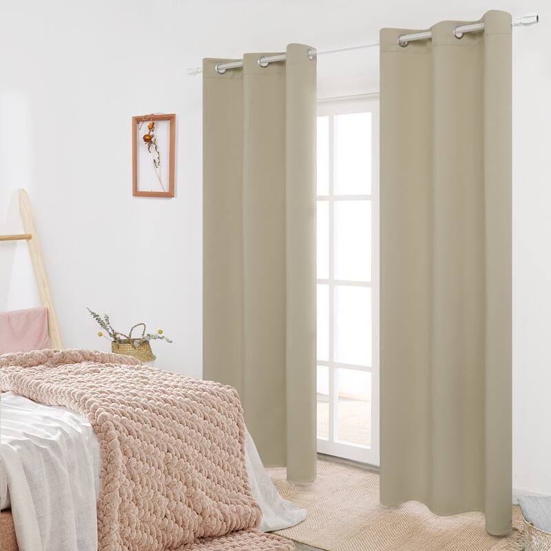 Deconovo Insulated 42 Width Curtain Panel Pair (2 Panel)