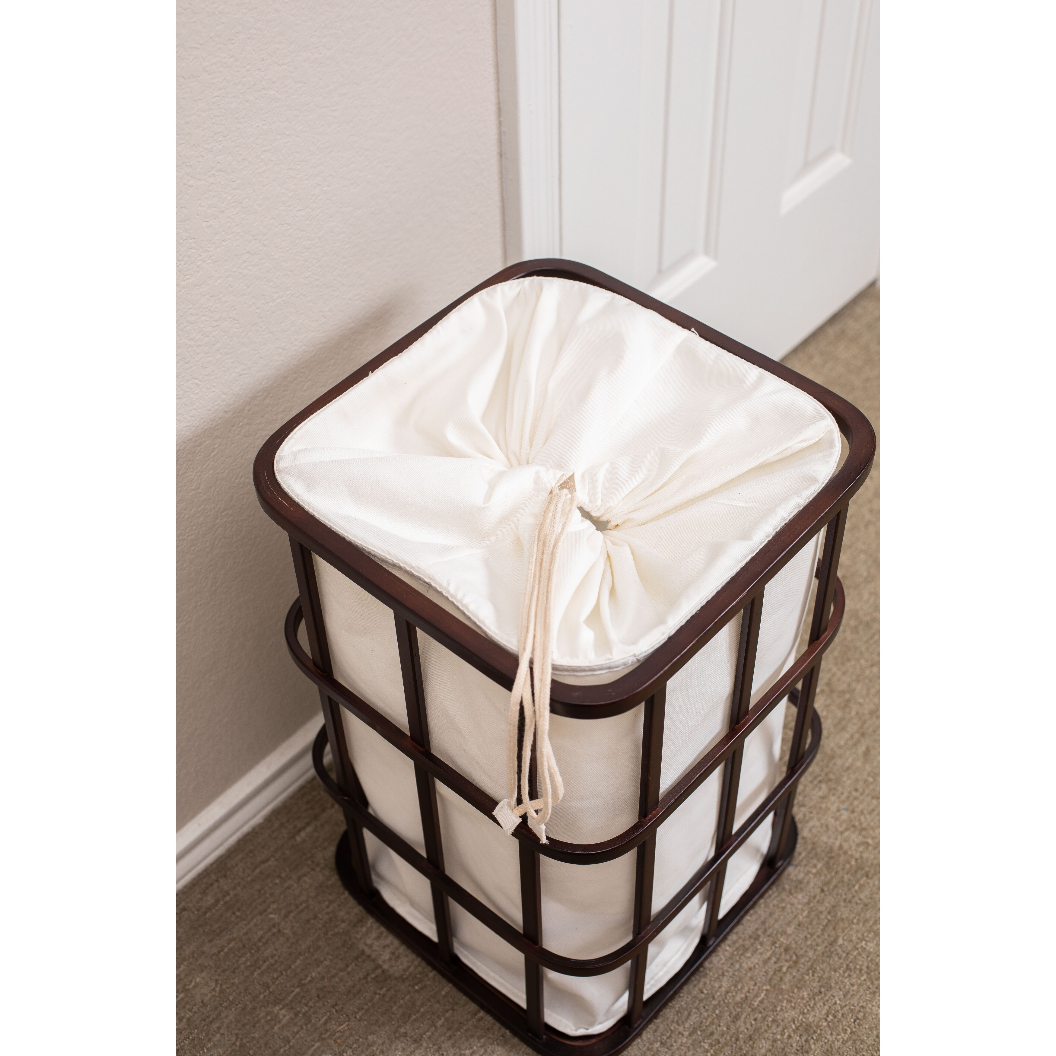 Birdrock Home Modern Square Laundry Hamper Dark Brown Bamboo Overstock 32035457 Alibaba.com offers 342 fashion bamboo laundry basket products. birdrock home modern square laundry hamper dark brown bamboo