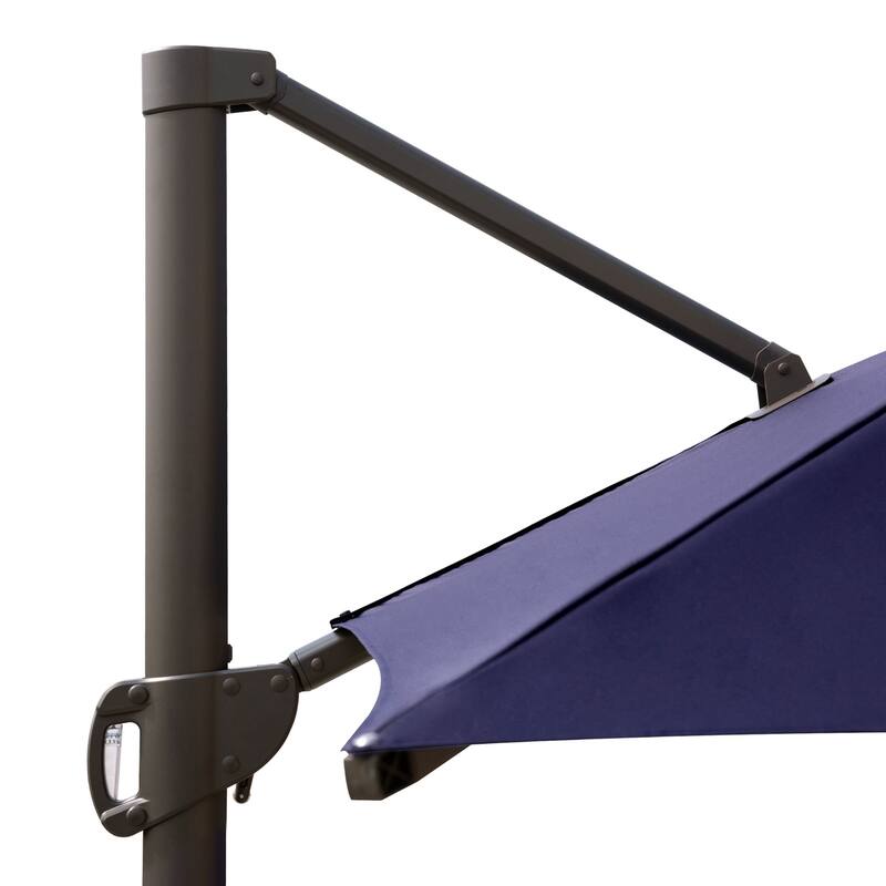 VredHom Patio Offset Umbrella 360 Degree Rotation without Base
